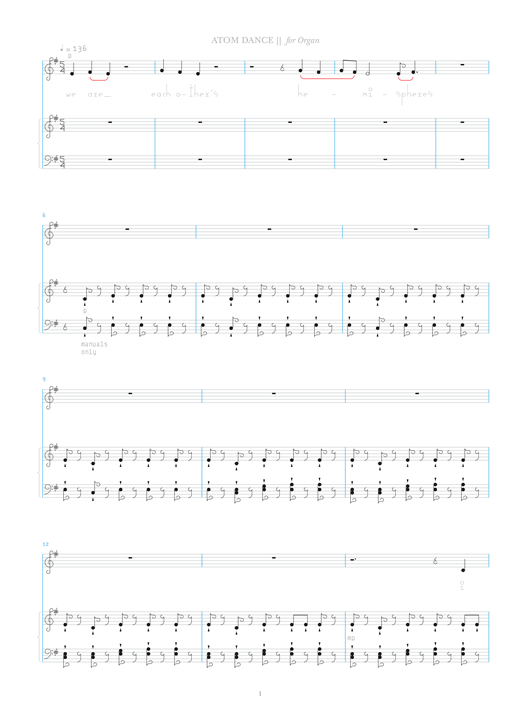 Bjork Atom Dance sheet music notes and chords. Download Printable PDF.