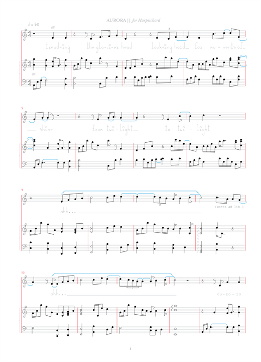 Bjork Aurora sheet music notes and chords. Download Printable PDF.