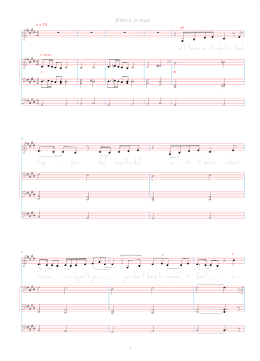 Bjork Joga sheet music notes and chords. Download Printable PDF.