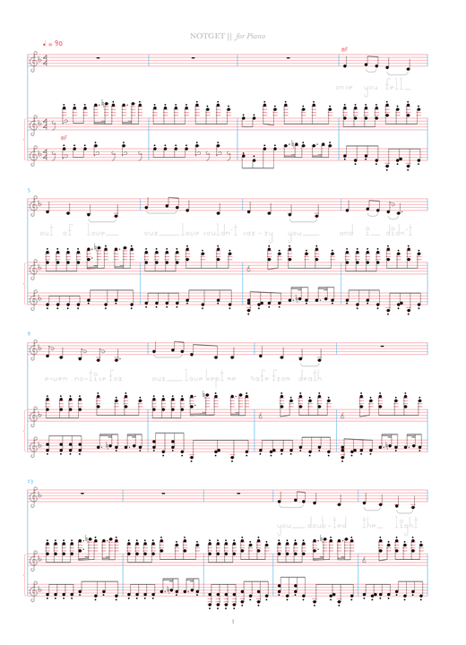 Bjork Notget sheet music notes and chords. Download Printable PDF.