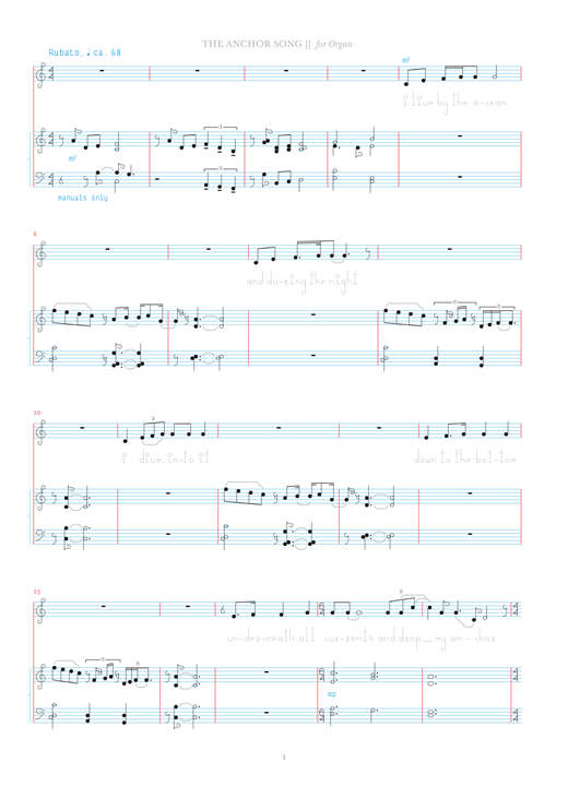 Bjork The Anchor Song sheet music notes and chords. Download Printable PDF.