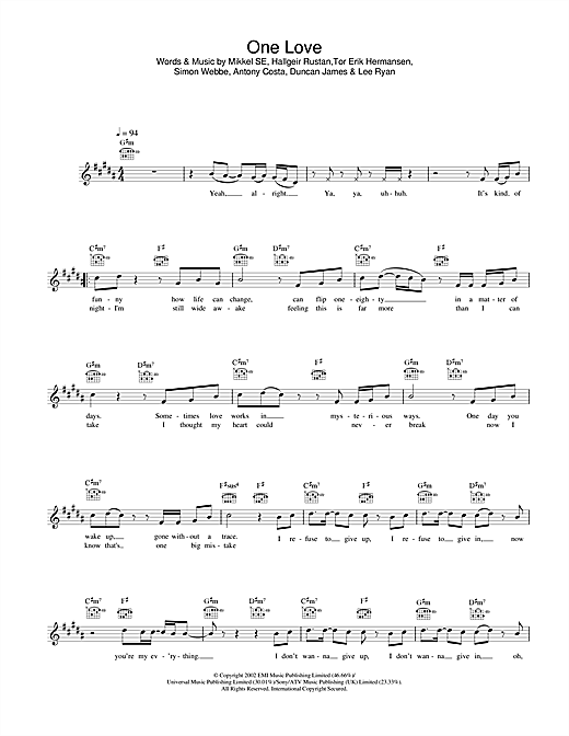 Learn to play Blue One Love sheet music for Lead Sheet / Fake Book in minutes. Blue One Love sheet music notes and chords. Download Printable PDF.