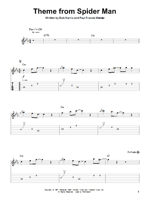 Learn to play Bob Harris Theme From Spider Man sheet music for Real Book – Melody & Chords in minutes. Bob Harris Theme From Spider Man sheet music notes and chords. Download Printable PDF.