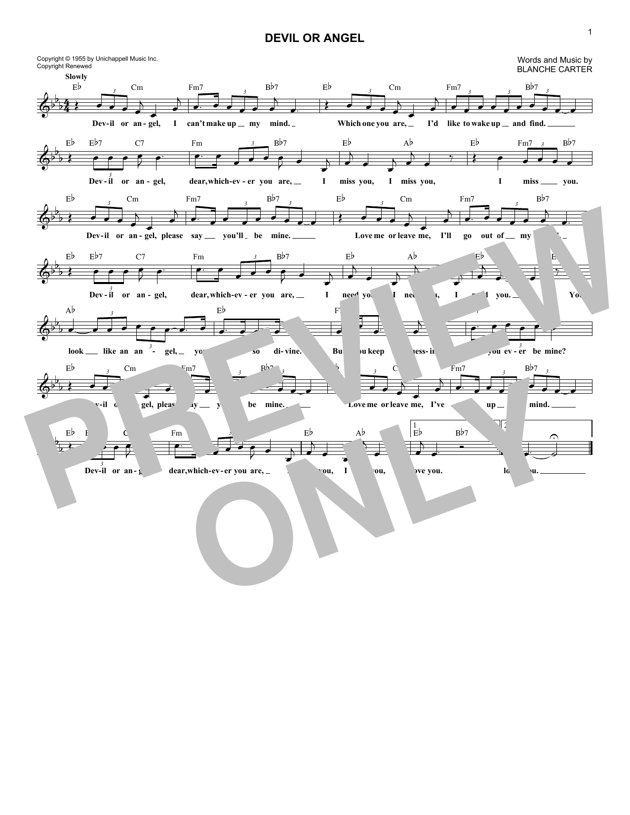 Learn to play Bobby Vee Devil Or Angel sheet music for Lead Sheet / Fake Book in minutes. Price: 5.9900$ Bobby Vee Devil Or Angel sheet music notes and chords arranged for Lead Sheet / Fake Book