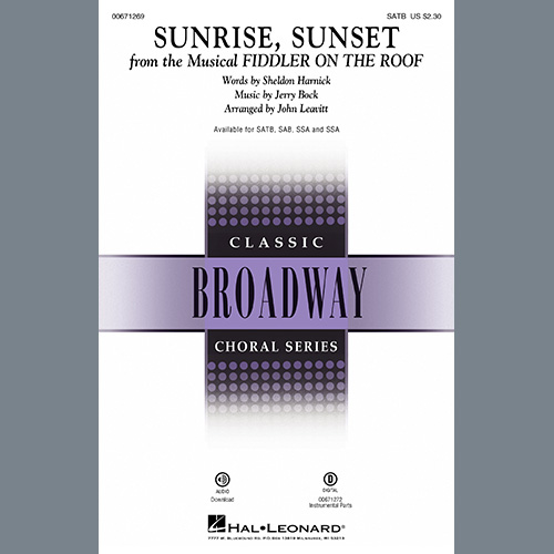 Bock & Harnick Sunrise, Sunset (from Fiddler On The Roof) (arr. John Leavitt) Profile Image