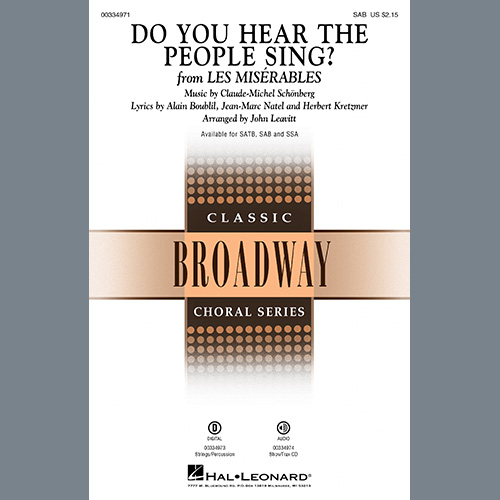 Boublil & Schönberg Do You Hear The People Sing? (from Les Misérables) (arr. John Leavitt) Profile Image