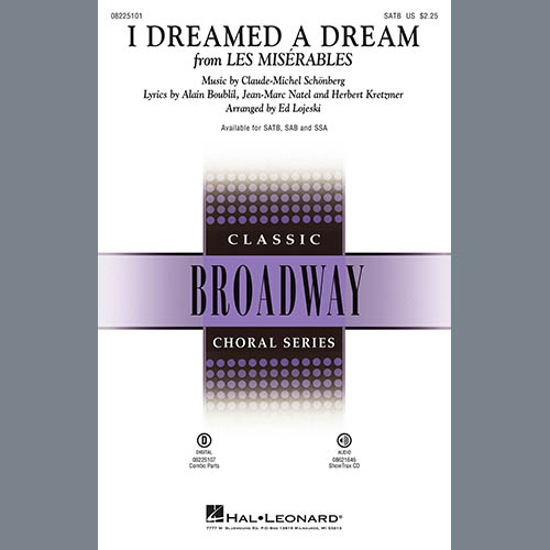 Boublil and Schonberg I Dreamed A Dream (from Les Miserables) (arr. Ed Lojeski) Profile Image