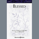 Download or print Brad Nix Blessed Sheet Music Printable PDF 22-page score for Sacred / arranged SATB Choir SKU: 156991