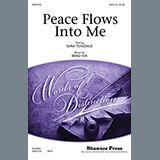 Download or print Brad Nix Peace Flows Into Me Sheet Music Printable PDF 6-page score for Sacred / arranged SATB Choir SKU: 77643