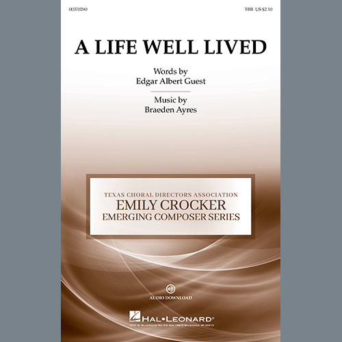 Braeden Ayres Download Printable PDF Score Easily Download Braeden Ayres Printable PDF piano music notes, guitar tabs for TBB Choir. Transpose or transcribe this score in no time - Learn how to play song progression.