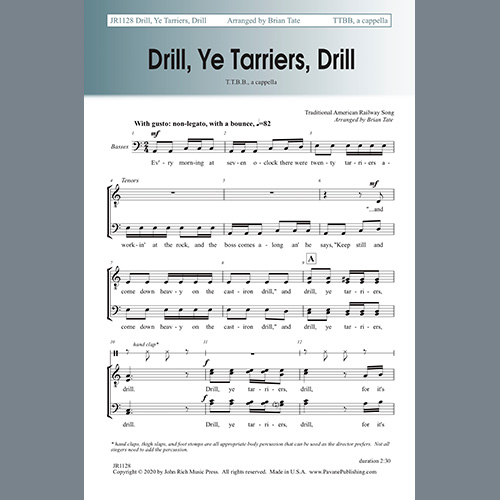 Brian Tate Drill, Ye Tarriers, Drill Profile Image