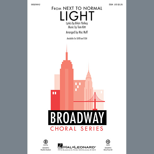 Brian Yorkey & Tom Kitt Download Printable PDF Score Easily Download Brian Yorkey & Tom Kitt Printable PDF piano music notes, guitar tabs for SSA Choir. Transpose or transcribe this score in no time - Learn how to play song progression.