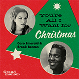 Download or print Brook Benton You're All I Want For Christmas Sheet Music Printable PDF 3-page score for Christmas / arranged Big Note Piano SKU: 28689