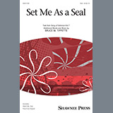 Download or print Bruce W. Tippette Set Me As A Seal Sheet Music Printable PDF 11-page score for Concert / arranged SSA Choir SKU: 250702