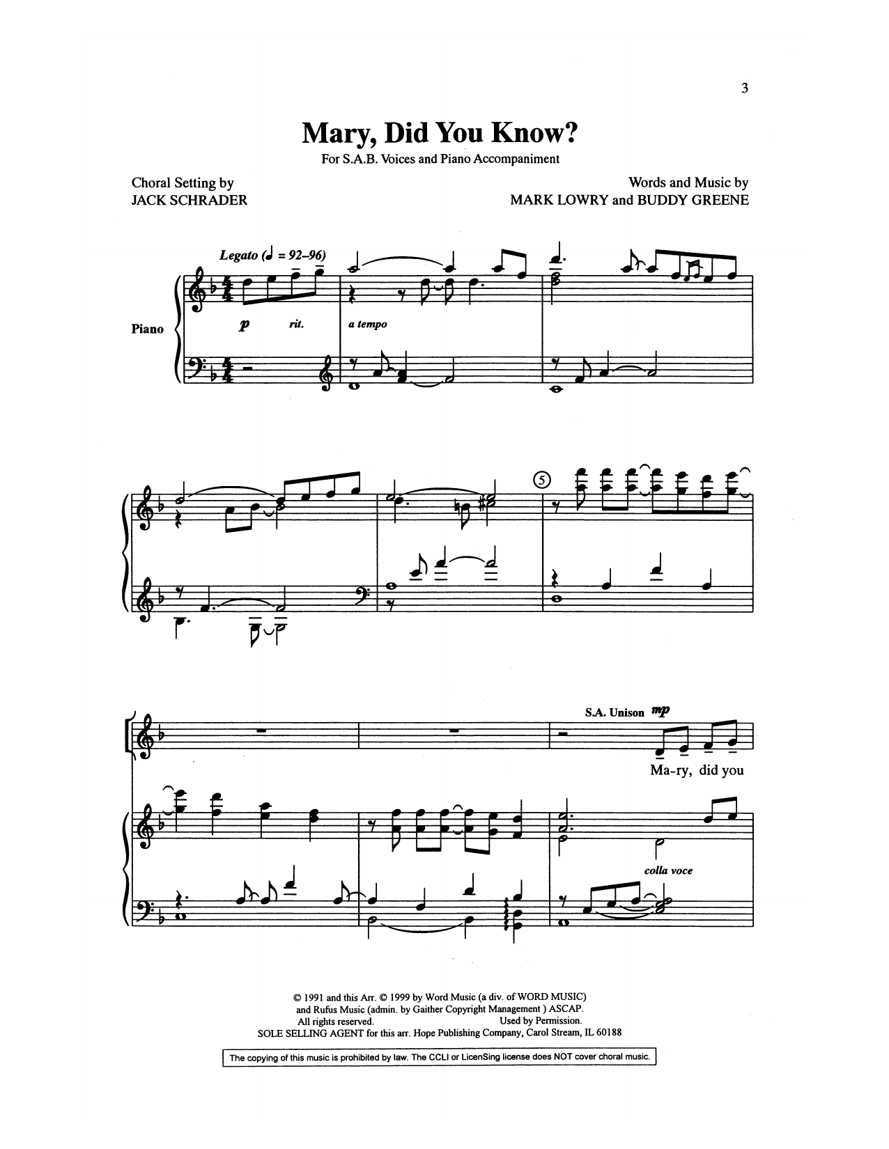 Learn to play Buddy Greene Mary, Did You Know? (arr. Jack Schrader) sheet music for TTBB Choir in minutes. Price: 3.9900$ Buddy Greene Mary, Did You Know? (arr. Jack Schrader) sheet music notes and chords arranged for TTBB Choir