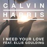 Download or print Calvin Harris I Need Your Love (feat. Ellie Goulding) Sheet Music Printable PDF 7-page score for Pop / arranged Piano, Vocal & Guitar Chords SKU: 116930
