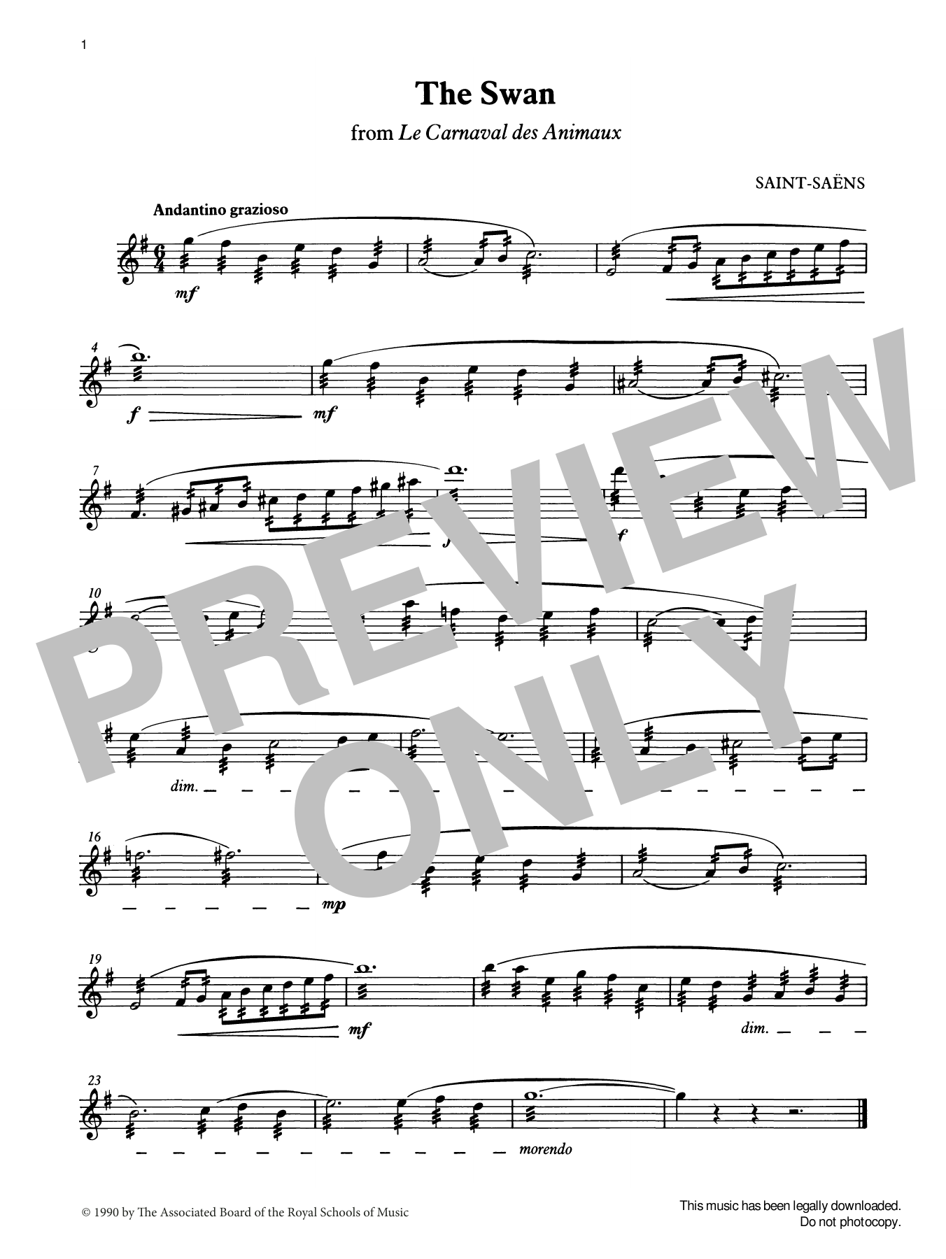 Learn to play Camille Saint-Saens The Swan from Graded Music for Tuned Percussion, Book III sheet music for Percussion Solo in minutes. Price: 4.4900$ Camille Saint-Saens The Swan from Graded Music for Tuned Percussion, Book III sheet music notes and chords arranged for Percussion Solo