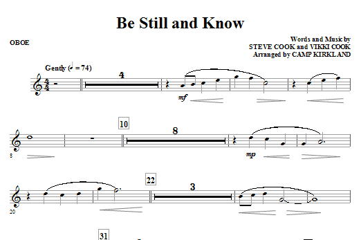 Learn to play Camp Kirkland Be Still And Know - Bb Clarinet 1 & 2 sheet music for Choir Instrumental Pak in minutes. Camp Kirkland Be Still And Know - Bb Clarinet 1 & 2 sheet music notes and chords. Download Printable PDF.