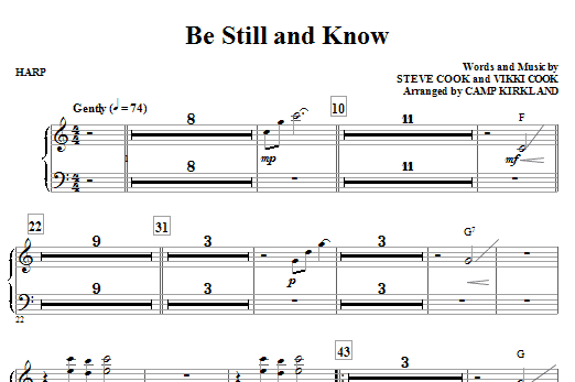 Learn to play Camp Kirkland Be Still And Know - Violin 1, 2 sheet music for Choir Instrumental Pak in minutes. Camp Kirkland Be Still And Know - Violin 1, 2 sheet music notes and chords. Download Printable PDF.