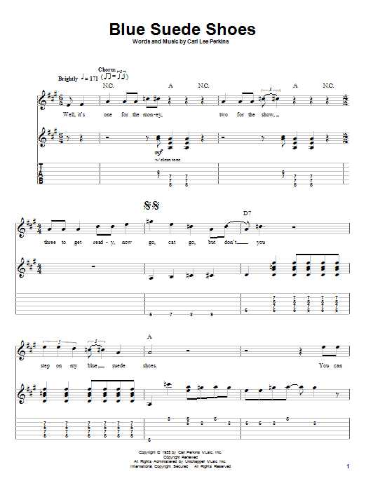 Carl Perkins Blue Suede Shoes Sheet Music Pdf Notes Chords Oldies Score Viola Solo Download Printable Sku