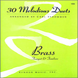 Download or print Carl Strommen 30 Melodious Duets (Trumpet & Trombone) Sheet Music Printable PDF 48-page score for Concert / arranged Brass Ensemble SKU: 125055.