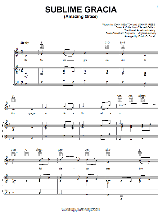 Carmen Torres Sublime Gracia Amazing Grace Sheet Music PDF Notes 