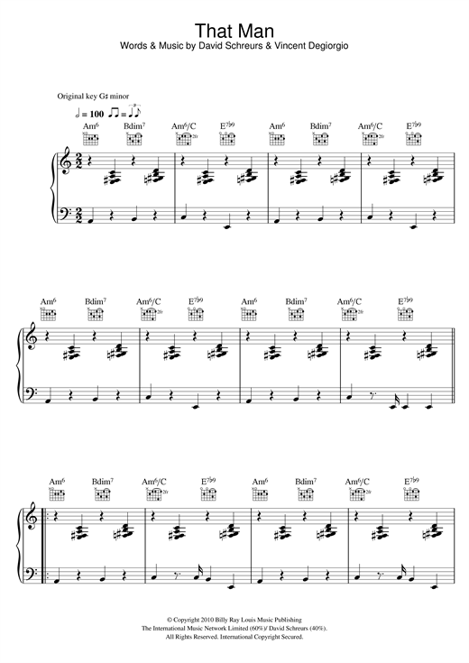 Caro Emerald That Man Sheet Music Pdf Notes Chords Pop Score Piano Vocal Guitar Download Printable Sku 117460