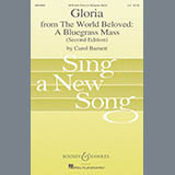 Download or print Carol Barnett Gloria (from The World Beloved: A Bluegrass Mass) Sheet Music Printable PDF 15-page score for Concert / arranged SATB Choir SKU: 417156