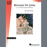 Download or print Carol Klose Berceuse For Janey Sheet Music Printable PDF 4-page score for Pop / arranged Educational Piano SKU: 26790