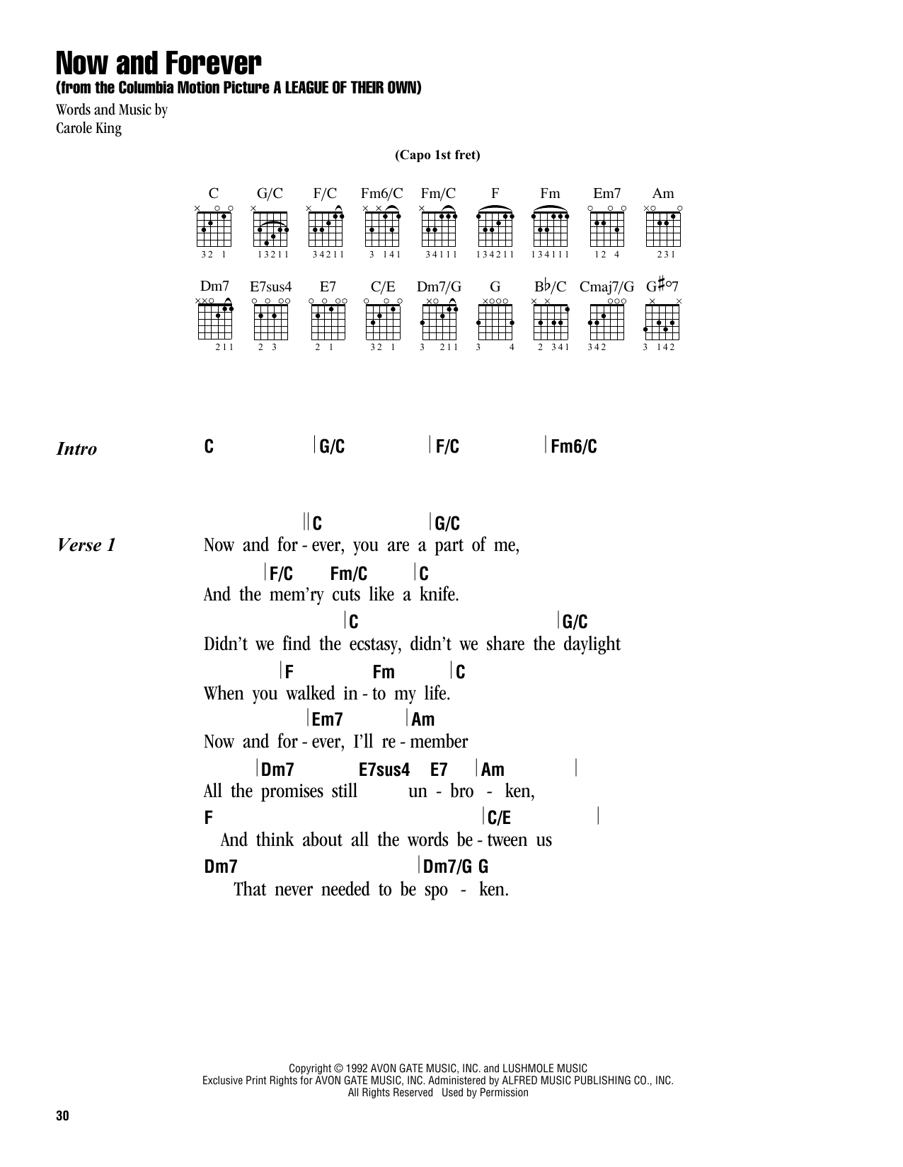 Carole King Now And Forever Sheet Music Pdf Notes Chords Rock Score Guitar Chords Lyrics Download Printable Sku 163120 Now and forever you are a part of me and the memory cuts like a knife. carole king now and forever sheet music notes chords download printable guitar chords lyrics pdf score sku 163120