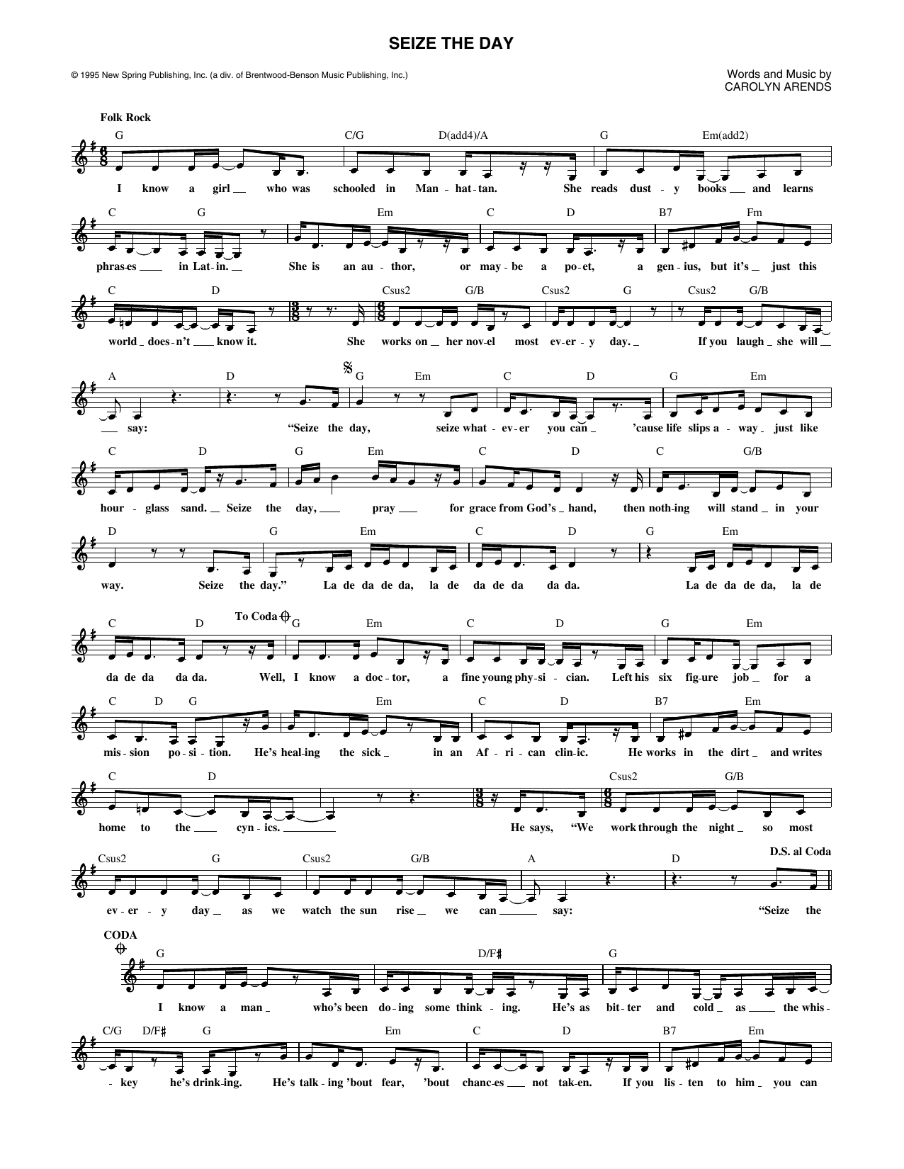 carolyn-arends-seize-the-day-sheet-music-pdf-notes-chords