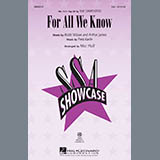 Download or print Mac Huff For All We Know Sheet Music Printable PDF 7-page score for Concert / arranged SSA Choir SKU: 281497