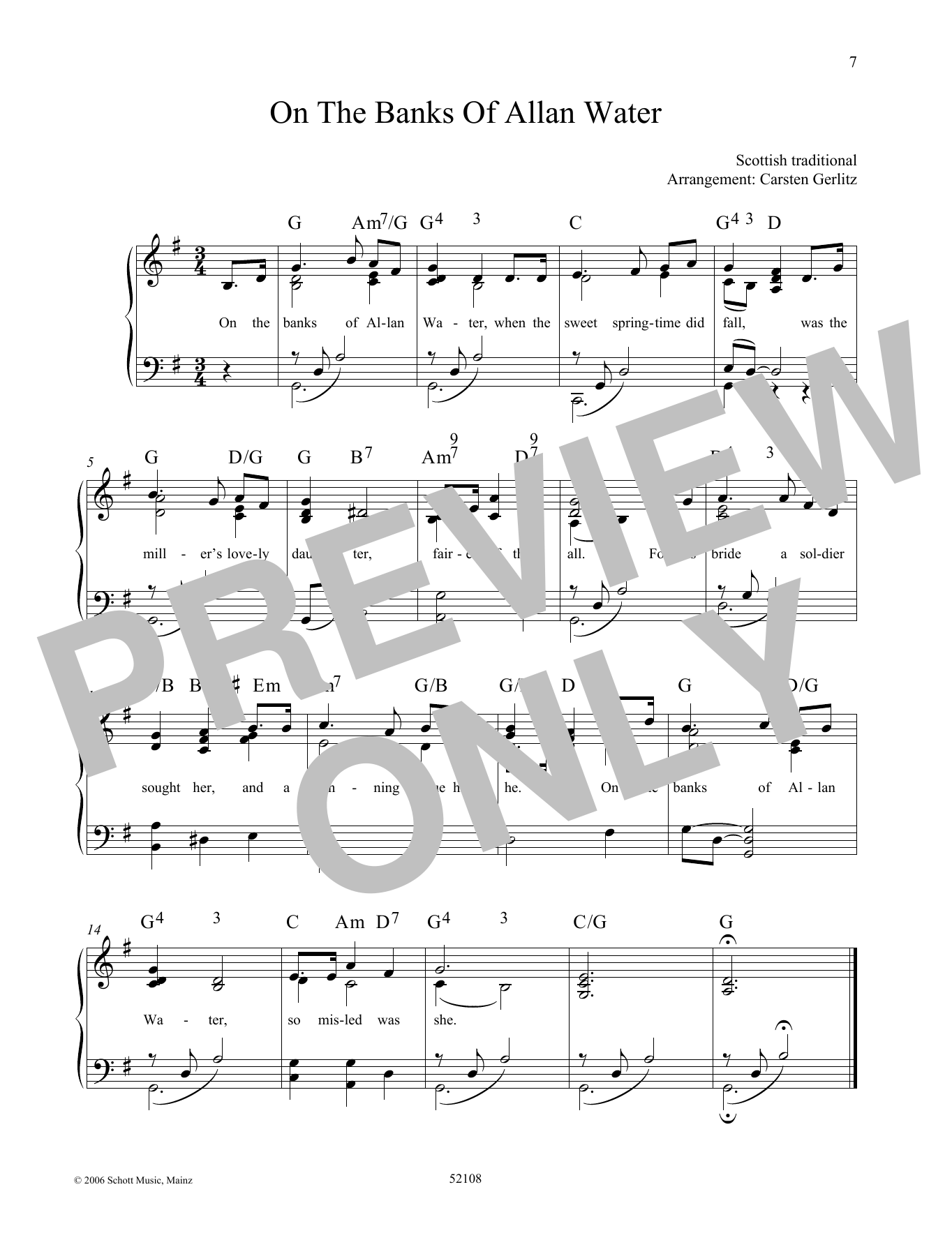 Learn to play Carsten Gerlitz On the Banks of Allan Water sheet music for Piano Solo in minutes. Price: 6.9900$ Carsten Gerlitz On the Banks of Allan Water sheet music notes and chords arranged for Piano Solo