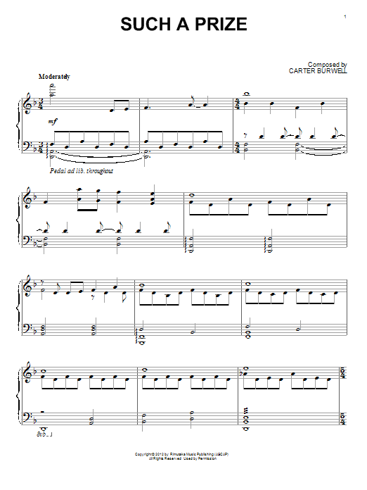 Carter Burwell Such A Price sheet music notes and chords. Download Printable PDF.