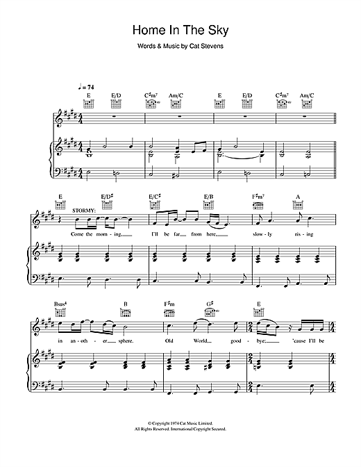 Cat Stevens Home In The Sky From The Musical Moonshadow