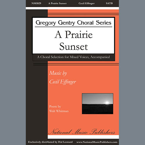 Cecil Effinger A Prairie Sunset Profile Image