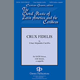 Download or print Cesar Alejandro Carillo Crux Fidelis (ed. Cristian Grases) Sheet Music Printable PDF 10-page score for Concert / arranged SATB Choir SKU: 431087