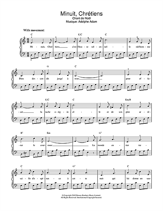 Learn to play Chant de Noël Minuit, Chrétiens sheet music for Piano & Vocal in minutes. Chant de Noël Minuit, Chrétiens sheet music notes and chords. Download Printable PDF.