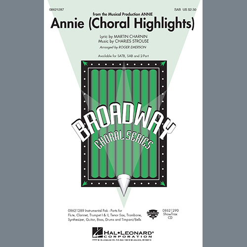 Charles Strouse Annie (Choral Highlights) (arr. Roger Emerson) Profile Image