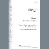 Download or print Charles Anthony Silvestri and Eric Whitacre Home (from The Sacred Veil) Sheet Music Printable PDF 7-page score for Festival / arranged SATB Choir SKU: 441725.