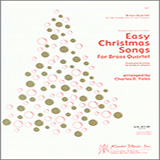 Download or print Charles D. Yates Easy Christmas Songs For Brass Quartet - Horn in F Sheet Music Printable PDF 4-page score for Christmas / arranged Brass Ensemble SKU: 374086.