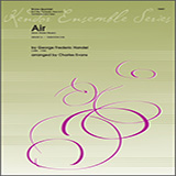 Download or print Charles Evans Air (from Water Music) - Conductor Score (Full Score) Sheet Music Printable PDF 5-page score for Classical / arranged Brass Ensemble SKU: 330794.