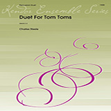 Download or print Charles Steele Duet For Tom Toms - Full Score Sheet Music Printable PDF 3-page score for Concert / arranged Percussion Ensemble SKU: 368197.