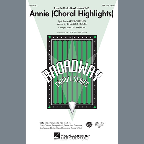 Charles Strouse Download Printable PDF Score Easily Download Charles Strouse Printable PDF piano music notes, guitar tabs for SAB Choir. Transpose or transcribe this score in no time - Learn how to play song progression.