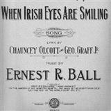 Download or print Ernest R. Ball When Irish Eyes Are Smiling Sheet Music Printable PDF 4-page score for World / arranged Piano, Vocal & Guitar Chords (Right-Hand Melody) SKU: 25962
