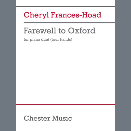 Cheryl Frances-Hoad Farewell to Oxford Profile Image