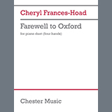 Download or print Cheryl Frances-Hoad Farewell to Oxford Sheet Music Printable PDF 6-page score for Classical / arranged Piano Duet SKU: 1627101