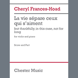 Download or print Cheryl Frances-Hoad La vie sépare ceux qui s'aiment Sheet Music Printable PDF 9-page score for Classical / arranged Piano Solo SKU: 1627099