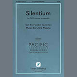 Download or print Chris Maunu Silentium Sheet Music Printable PDF 11-page score for Concert / arranged SATB Choir SKU: 1616180