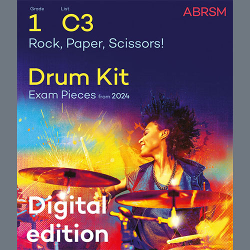 Chris Woodham Rock, Paper, Scissors! (Grade 1, list C3, from the ABRSM Drum Kit Syllabus 2024 Profile Image
